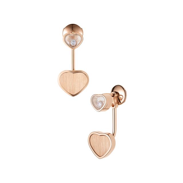 Chopard - Happy Hearts Golden Hearts Ohrhänger