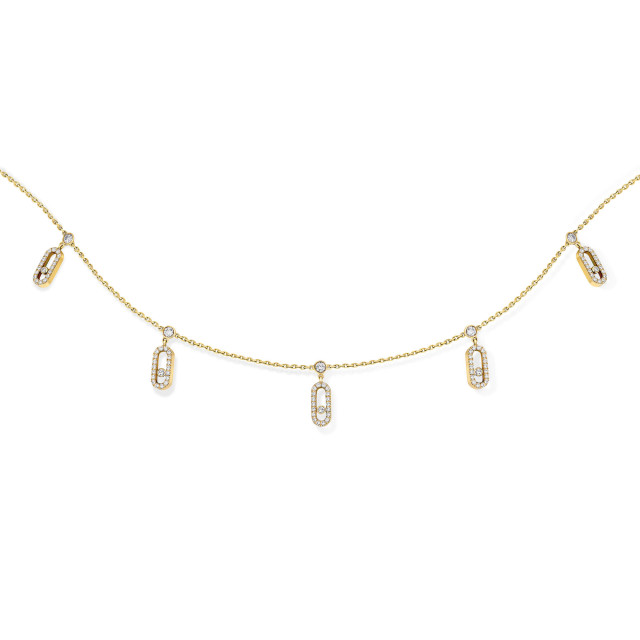 Messika - Move Uno Choker Kette mit Quasten