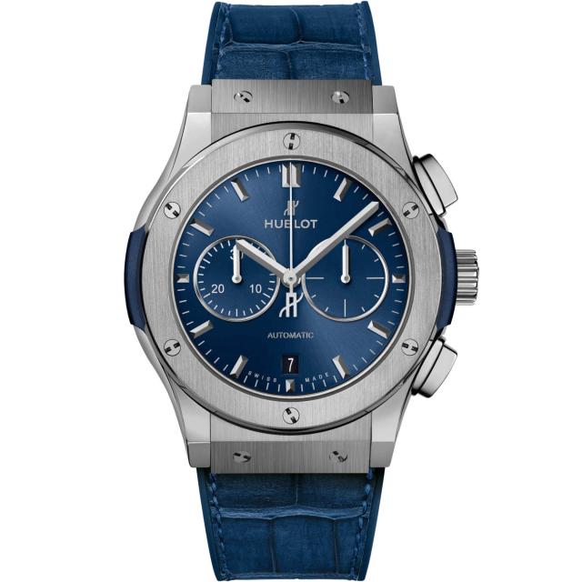 Hublot - Classic Fusion Chronograph Titanium Blue