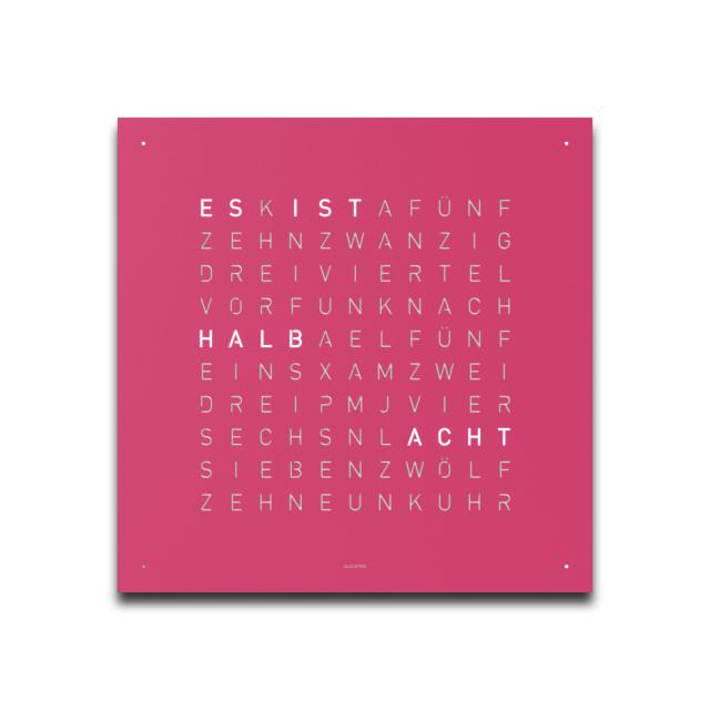 Qlocktwo - EARTH 45 PRETTY PINK