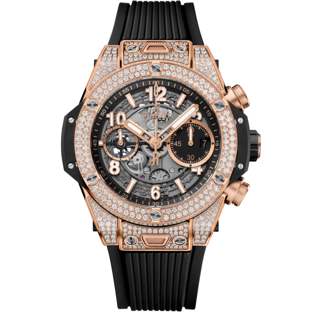 Hublot - Unico King Gold Pave