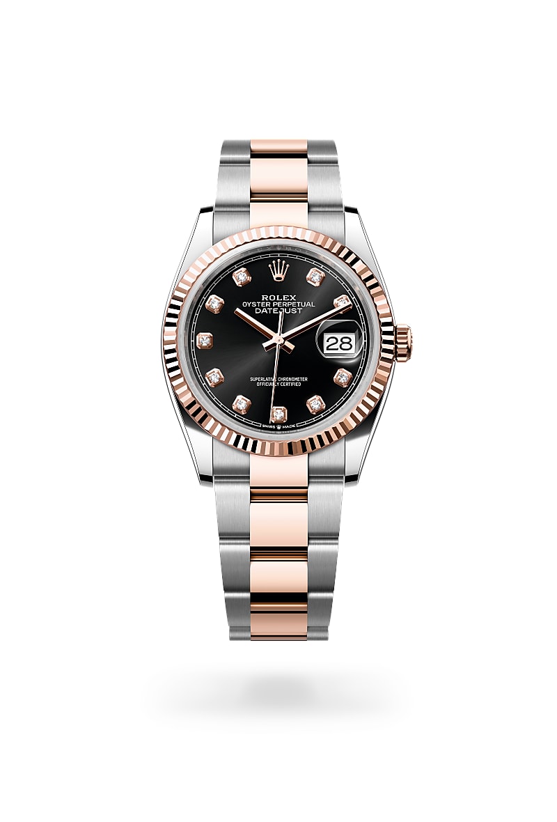 Rolex Datejust 36 M126231-0020 Herrenuhr - Oyster, 36 mm, Edelstahl Oystersteel und Everose-Gold