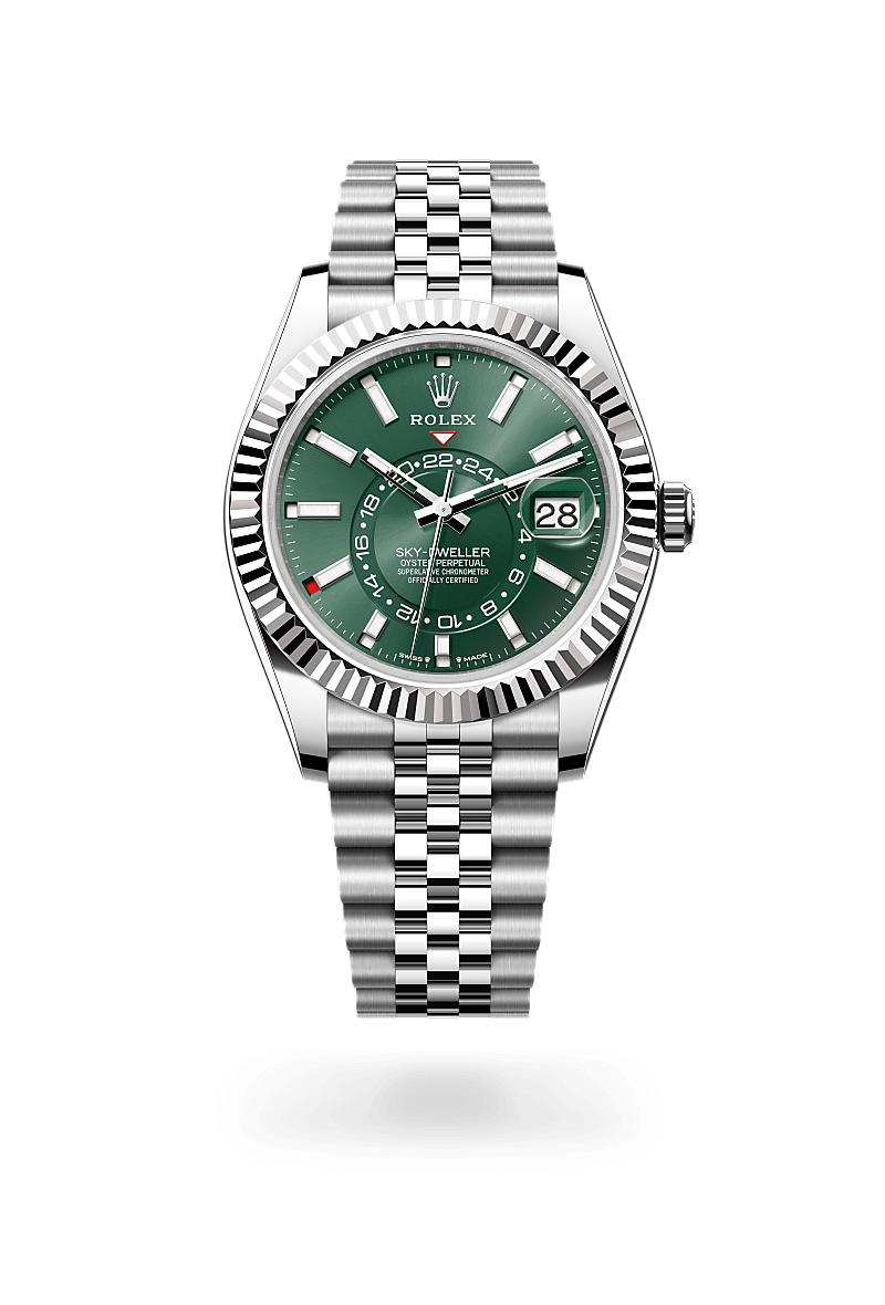 Rolex Sky-Dweller M336934-0002 Herrenuhr - Oyster, 42 mm, Edelstahl Oystersteel und Weißgold